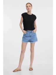 orsay γυναικείο σορτς denim με ρεβέρ στο τελείωμα - 1000687-d00-0128 denim blue ανοιχτό