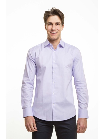 the bostonians ανδρικό πουκάμισο μονόχρωμο slim fit  σε προσφορά