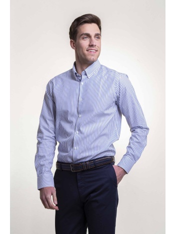 the bostonians ανδρικό πουκάμισο button down με ριγέ σχέδιο σε προσφορά