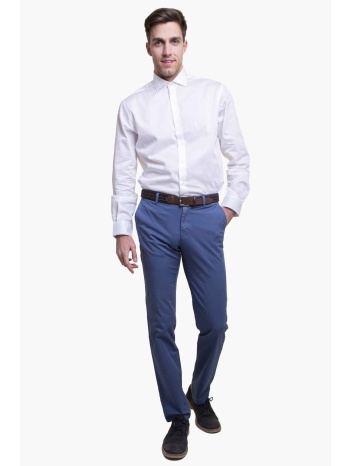the bostonians ανδρικό chino παντελόνι μονόχρωμο slim fit  σε προσφορά