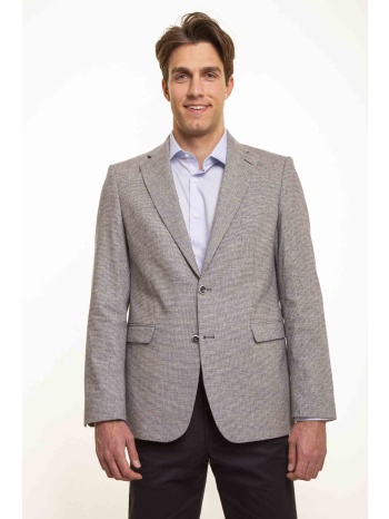 the bostonians ανδρικό σακάκι δίκουμπο με μικροσχέδιο  σε προσφορά