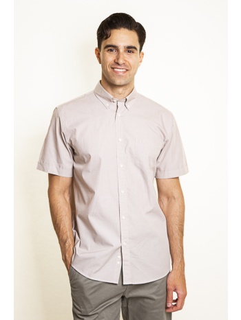 the bostonians ανδρικό κοντομάνικο πουκάμισο button down