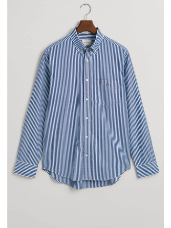 gant ανδρικό πουκάμισο button down με ριγέ σχέδιο και τσέπη