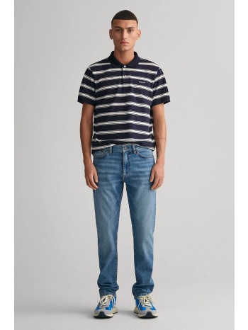 gant ανδρικό τζην παντελόνι πεντάτσεπο slim fit (34l)  σε προσφορά