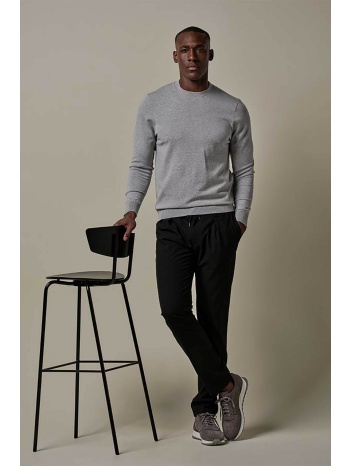 profuomo ανδρικό casual παντελόνι με ελαστική μέση slim fit
