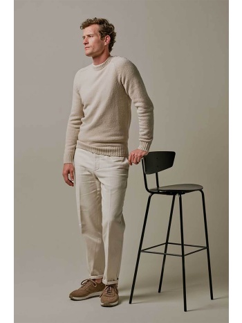 profuomo ανδρικό chino παντελόνι loose fit - ppvq30021a κρέμ