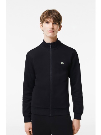 lacoste ανδρική ζακέτα φούτερ fleece με ψηλό λαιμό και σε προσφορά