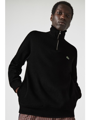 lacoste ανδρική μπλούζα φούτερ με κεντημένο λογότυπο 