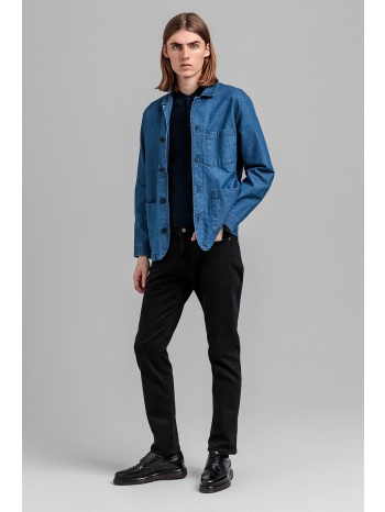 gant ανδρικό τζην παντελόνι slim fit `black` - 1000238 μαύρο σε προσφορά