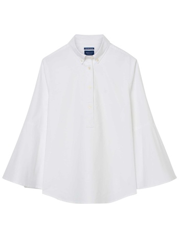 gant γυναικεία μπλούζα μονόχρωμη με φαρδύ μανίκι και σε προσφορά