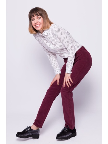 γυναικείο παντελόνι gant - 4100013 μπορντό σε προσφορά