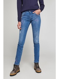 la martina γυναικείο τζην παντελόνι μπλε meg - mwt300-dm038 μπλε