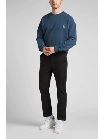 lee ανδρικό παντελόνι chino μονόχρωμο regular fit 