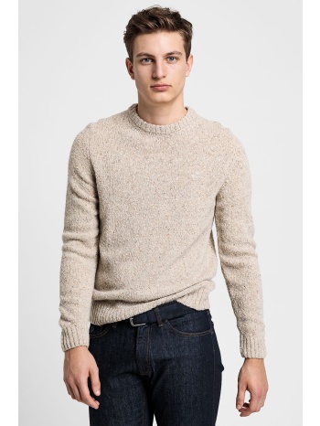 gant ανδρική πλεκτή μπλούζα normal fit `nub structure`  σε προσφορά