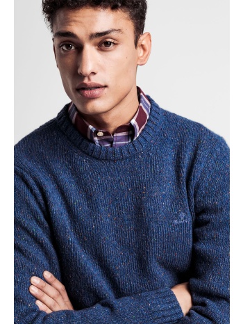 gant ανδρική πλεκτή μπλούζα normal fit `nub structure`  σε προσφορά