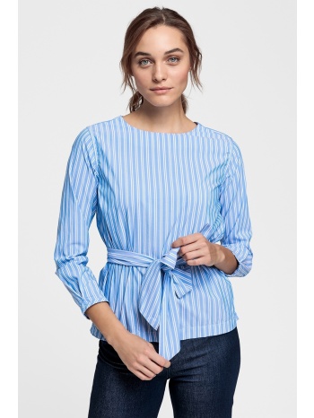 gant γυναικεία ριγέ μπλούζα με ζώνη tech prep™ broadcloth  σε προσφορά