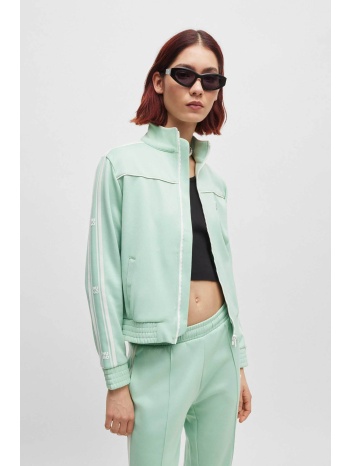 hugo boss γυναικεία ζακέτα φούτερ με ψηλή λαιμόκοψη