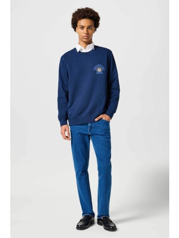 wrangler® ανδρικό τζιν παντελόνι πεντάτσεπο με logo patch