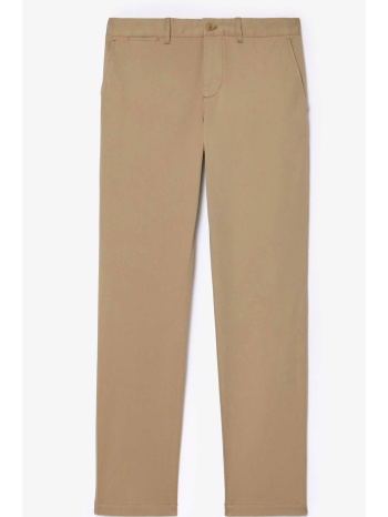 lacoste ανδρικό chino παντελόνι stretch slim fit (34l)  σε προσφορά
