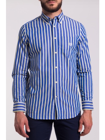ανδρικό πουκάμισο ριγέ chaps - f01-cma70-c0w62 μπλε σε προσφορά