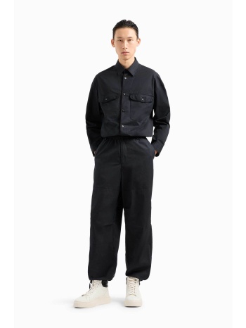 armani exchange ανδρικό υφασμάτινο παντελόνι relaxed fit 