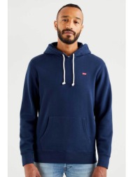 levi`s® ανδρική μπλούζα φούτερ με κουκούλα standard fit - 345810009 μπλε