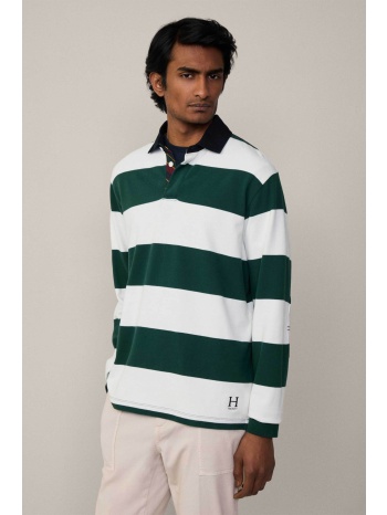 hackett ανδρική πόλο μπλούζα με ριγέ σχέδιο classic fit 