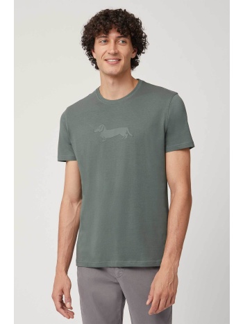 harmont & blaine ανδρικό t-shirt με logo print narrow fit 