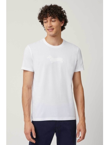harmont & blaine ανδρικό t-shirt με logo print narrow fit 