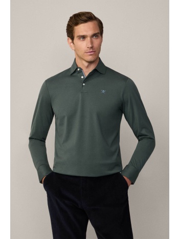hackett ανδρική πόλο μπλούζα με κεντημένο logo classic fit