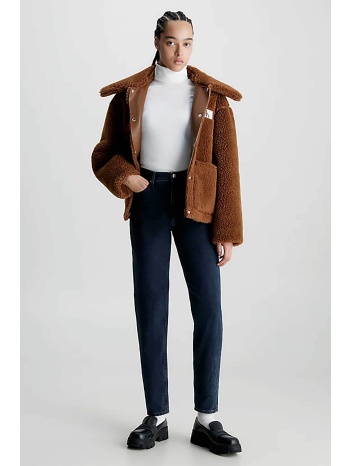 ck jeans γυναικείο ψηλόμεσο τζην παντελόνι πεντάτσεπο mom