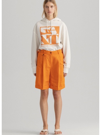 gant γυναικείο λινό σορτς ψηλόμεσο relaxed fit - 4020059 σε προσφορά