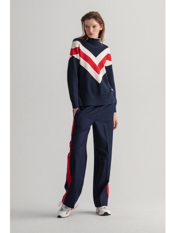 gant γυναικείο παντελόνι με contrast ρίγα straight leg  σε προσφορά