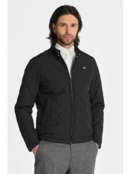 gant ανδρικό μπουφάν αντιανεμικό αδιάβροχο με καπιτονέ σχέδιο και κεντημένο λογότυπο regular fit - 7