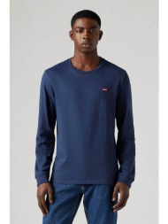 levi`s® ανδρική μπλούζα μονόχρωμη με logo patch regular fit - 728480001 μπλε σκούρο