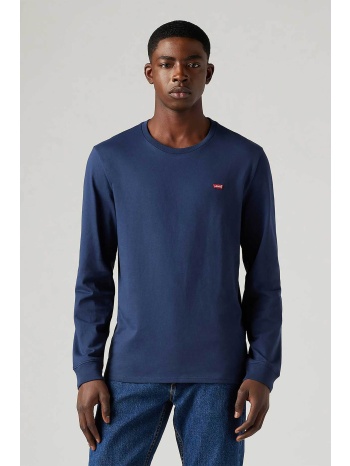 levi`s® ανδρική μπλούζα μονόχρωμη με logo patch regular fit