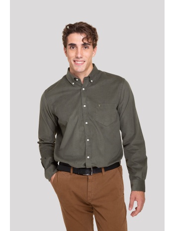 the bostonians ανδρικό κοτλέ πουκάμισο button down με τσέπη