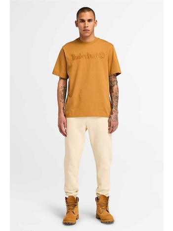 timberland ανδρικό παντελόνι φόρμας μονόχρωμο με κεντημένο σε προσφορά