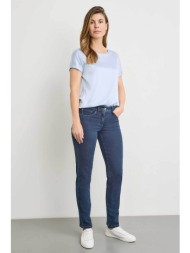 gerry weber γυναικείο τζιν παντελόνι slim fit - 925051-66869 μπλε σκούρο