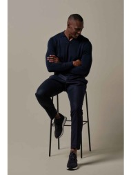 profuomo ανδρικό παντελόνι flannel relaxed fit - ppvq30019a σκούρο μπλε