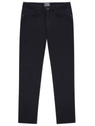 prince oliver ανδρικό τζιν παντελόνι πεντάτσεπο comfort slim - 10569004 μαύρο