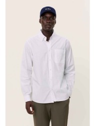 les deux ανδρικό πουκάμισο button down με ριγέ σχέδιο και τσέπη regular fit `kent poplin` - ldm41018