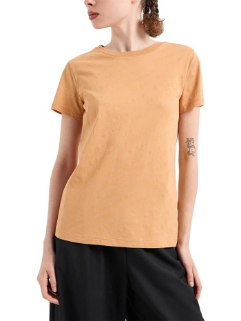 armani exchange γυναικείο t-shirt με all-over logo print