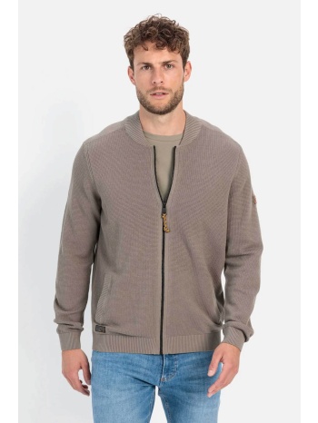 camel active ανδρική πλεκτή ζακέτα regular fit 