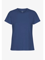 colorful standard γυναικείο t-shirt μονόχρωμο regular fit - cs2051 σκούρο μπλε