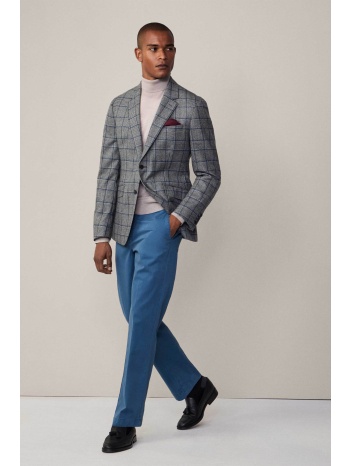 hackett ανδρικό παντελόνι chino μονόχρωμο - hm212488r μπλε σε προσφορά