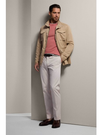 hackett ανδρικό παντελόνι chino μονόχρωμο - hm212488r εκρού σε προσφορά