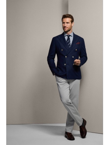 hackett ανδρικό παντελόνι chino μονόχρωμο - hm212488r γκρι