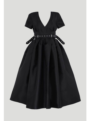 marques` almeida γυναικείο φόρεμα σατέν με όγκο στο κάτω