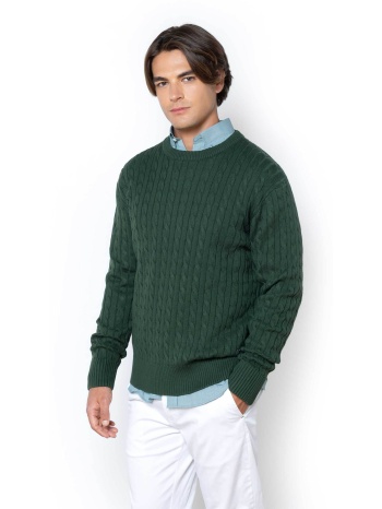 the bostonians ανδρικό πουλόβερ με cable knit pattern σε προσφορά